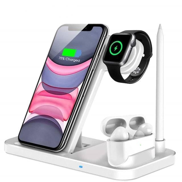 4in1 - 15W Qi Fast Wireless Charging Station - Premium Chargers & Powerbanks from Dressmycell.com - Just $55.00! Shop now at Dressmycell.com 4in1 - 15W Qi Fast Wireless Charging Station - Premium Chargers & Powerbanks from Dressmycell.com - Just $55.00! Shop now at Dressmycell.com